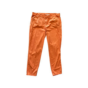 Sundance Postcard Chino Pants in Mandarin Orange Size 12 Trousers Ankle Crop
